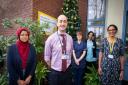 Staff outside Marie Curie hospice in Hampstead