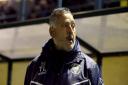 Haringey Borough manager Tom Loizou during the FA Cup fourth qualifying round replay match at Coles Park Stadium, London.