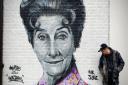 Artist Gnasher paid tribute to EastEnders' star June Brown with a mural in Romford