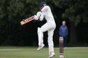 Merv Westfield in batting action for Hornchurch against Brentwood at the Old County Ground (pic: Gavin Ellis/TGS Photo).