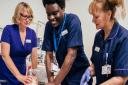NHS workers on UEL nursing course
