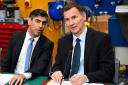 Prime Minister Rishi Sunak and Chancellor of the Exchequer Jeremy Hunt (Paul Ellis/PA)