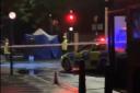 Police were called to the crash in Cable Street in the early hours of the morning