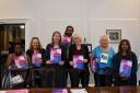 Cllr Anna Wright, centre, with Camden carers and their new action plan