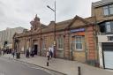 The fight took place outside Upton Park station on Friday evening (October 4)