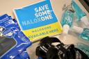 Naloxone nasal spray stickers