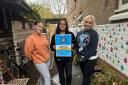 L-R Collette Hodson, Erin Bowden, Alice Morgan from Kentish Town Community Centre, who hope to win Leyland's £5,000 revamp competition