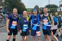 Martin Mitchell, Nick Genever, Chris Baylis and Dom Thomas of Garden City Runners at the Beachy Head Ultra. Picture: GCR