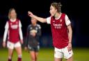 Arsenal's Vivianne Miedema during the FA Women's Super League match at Meadow Park, Borehamwood. Picture date: Friday March 19, 2021.