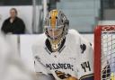 Romford Buccaneers goalie Sonny Phillips made 50 saves against Streatham. Image: Nikki Day