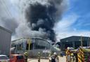 The LFB has issued an update after a huge industrial fire in Rainham last month