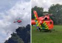 LIVE updates as air ambulance lands at popular park in London