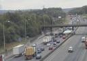 Long delays were reported on clockwise carriageway of M25 earlier