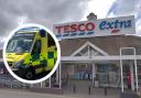 A pensioner, 70, was found with a head injury near Tesco Extra in Rainham