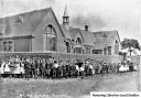 Pupils at Park Lane School, Hornchurch, in 1895