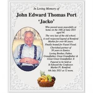 John Edward Thomas Port