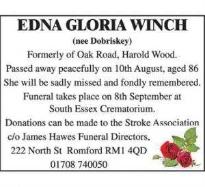 Edna Gloria Winch