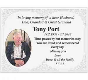 TONY PORT