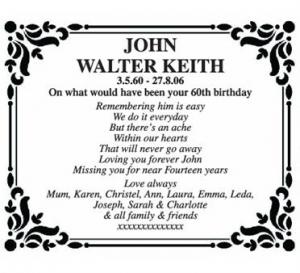 JOHN WALTER KEITH