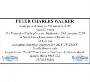 PETER CHARLES WALKER