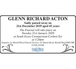 GLENN RICHARD ACTON