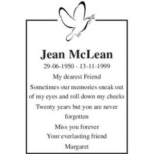 JEAN MCLEAN