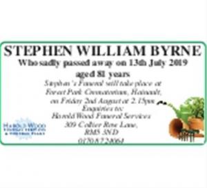 Stephen William Byrne