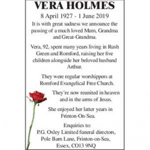 Vera Holmes