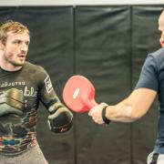 Brad Pickett works out ahead of his next UFC outing in London (pic UFC)