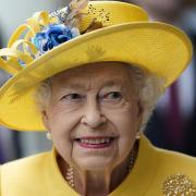 Queen Elizabeth II at Paddington station in London, to mark the completion of London's Crossrail project on May 17