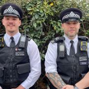 PC Ben Smith and PC James Nicholson.