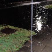 Flooding on Main Road in Romford on October 5.