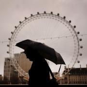 Gusts of up to 41mph are expected to hit east London later today (April 12)