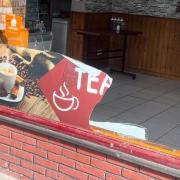 The Tea Cosy's front window was smashed on May 26