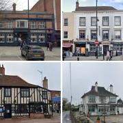 Four of the pubs in TripAdvisor's list of best Romford pubs with outdoor seating