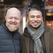 Jake Wood and Ricky Norwood at Saturday's (December 2) opening