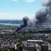 LIVE: Fire crews swarm Rainham industrial estate fire
