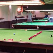 The event is taking place at Romford Snooker Club