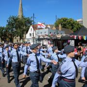 Air cadets march through Romford