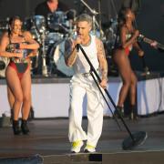 Robbie Williams entertained 65,000 fans at BST Hyde Park