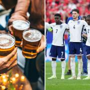 Pubgoers can redeem a free pint if England score a goal in their Euros semi-final.