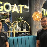 L-R: Iftakar Hussain and Russel Ahmed run GOAT in Upminster