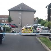 A man in his 20s has been taken to hospital after the stabbing