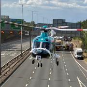 Picture from scene of crash in Dartford