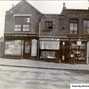 G Spiegel tailor in Brentwood Road, Hornchurch circa 1902