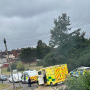 A man was stabbed in Hilldene Avenue, Harold Hill