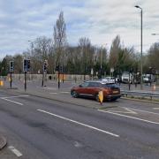 Police gave chase on the A12 close to the junction with Barley Lane