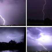 Havering residents shared photos of the 'epic' storm over the weekend