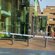 A crime scene at Asda, Stepney Green