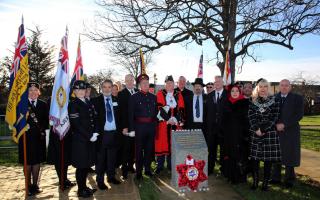 Havering's Holocaust Memorial Day service was held in Coronation Gardens in Romford